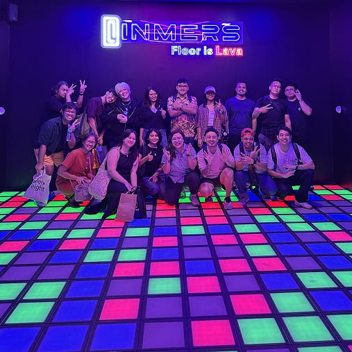 Team building group at INMERS